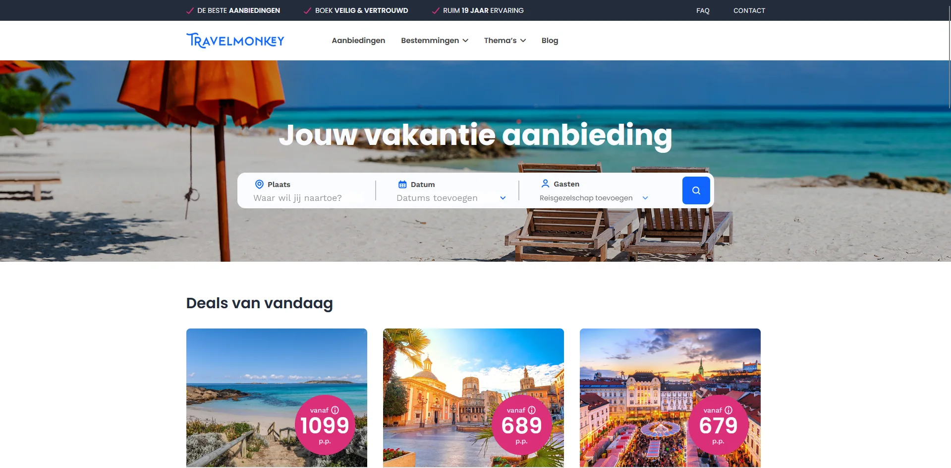 Travelmonkey project